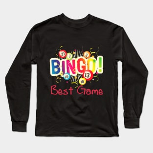 Bingo best Game, Bingo best Play Long Sleeve T-Shirt